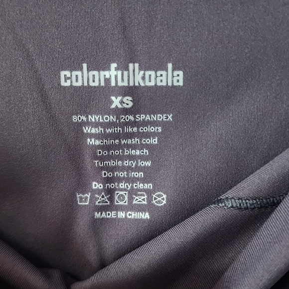 High-Waisted Gray Leggings - Picture 3 of 3